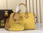 LOUIS VUITTON SPEEDY25 P9 BANDOULIÈRE 25 Jaune Mat - Image 3
