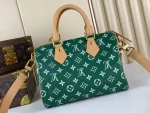 LOUIS VUITTON SPEEDY25 P9 BANDOULIÈRE 25 Green - Image 9