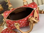 LOUIS VUITTON SPEEDY25 P9 BANDOULIÈRE 25 Red - Image 4