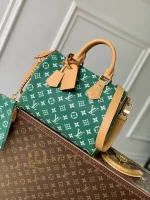 LOUIS VUITTON SPEEDY30 P9 BANDOULIÈRE 30 M14077 (32*22.5*18cm) Green - Image 2