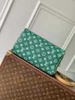 LOUIS VUITTON SPEEDY30 P9 BANDOULIÈRE 30 M14077 (32*22.5*18cm) Green - Image 6