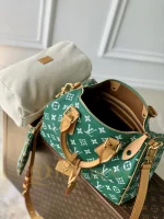 LOUIS VUITTON SPEEDY30 P9 BANDOULIÈRE 30 M14077 (32*22.5*18cm) Green - Image 7