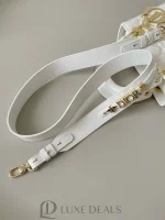 Small Lady Dior White Bag(20×16.5×8cm) - Image 9