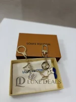 LOUIS VUITTON lv FLEUR DE MONOGRAM BAG CHARM CHAIN M01413 - Image 2