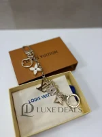 LOUIS VUITTON lv FLEUR DE MONOGRAM BAG CHARM CHAIN M01413 - Image 4