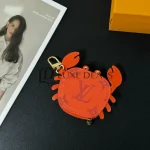 LOUIS VUITTON LV CRAB BAG CHARM M02298 (14*11*3.5cm) - Image 5