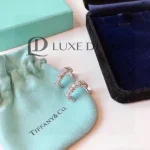 TIFFANY & CO. Schlumberger Diamond Earrings in 18k yellow gold/platinum 1.8 ctw Silvery Metallic - Image 5