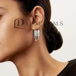 TIFFANY 1837™ LARGE DOUBLE LOCK DROP EARRINGS 73247659 Free shipping Message us now - Image 2