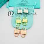 TIFFANY 1837™ LARGE DOUBLE LOCK DROP EARRINGS 73247659 Free shipping Message us now - Image 4