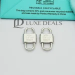 TIFFANY 1837™ LARGE DOUBLE LOCK DROP EARRINGS 73247659 Free shipping Message us now - Image 8