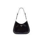 PRADA CLEO BRUSHED LEATHER SHOULDER BAG