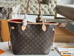 Louis Vuitton lv Neverfull MM (Rose red Inside) -32*29*17CM - Image 3