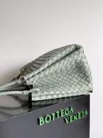 BOTTEGA VENETA Large Parachute intrecciato leather shoulder bag - Image 5