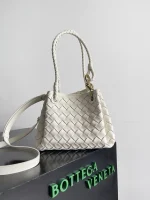 BOTTEGA VENETA Small Parachute intrecciato leather shoulder bag - Image 2
