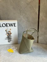 LOEWE Mini Puzzle Fold tote in shiny calfskin - Image 6