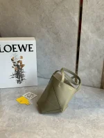 LOEWE Mini Puzzle Fold tote in shiny calfskin - Image 9