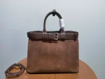 PRADA LARGE BUCKLE PRADA BUCKLE SUEDE BAG WITH BELT - Image 3