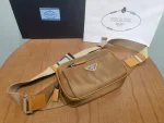PRADA RE-NYLON AND LEATHER BELT BAG - Image 2