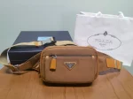 PRADA RE-NYLON AND LEATHER BELT BAG - Image 12