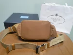 PRADA RE-NYLON AND LEATHER BELT BAG - Image 11