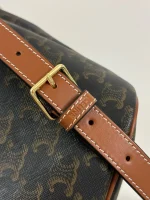 CELINE MEDIUM BACKPACK FOLCO in Triomphe Canvas and calfskin - Image 6