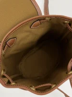 CELINE MEDIUM BACKPACK FOLCO in Triomphe Canvas and calfskin - Image 8