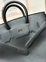 Hermès Birkin 25cm Shadow Black Swift - Image 10