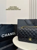Chanel Flap Bag-Lambskin Leather-Gold Hardware-25CM - Image 7