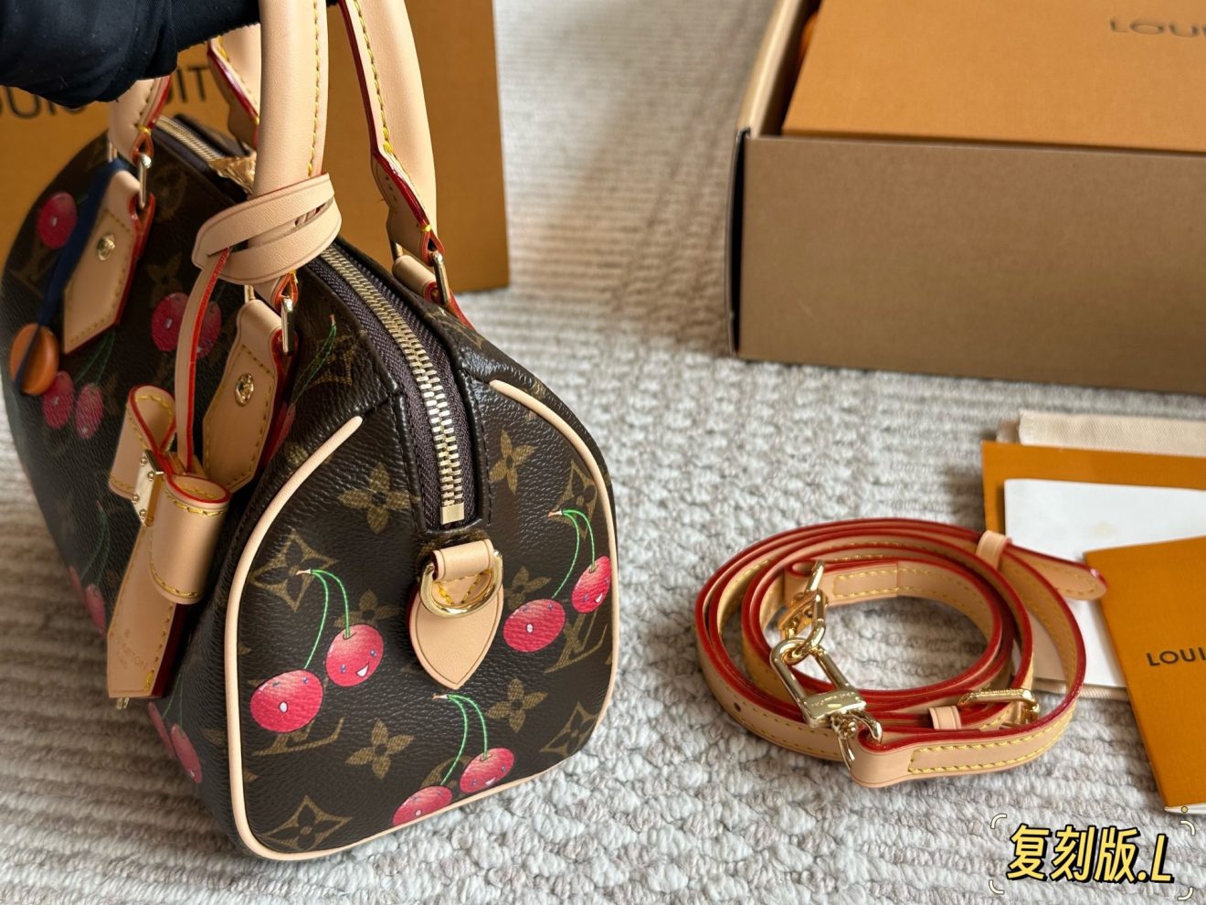 Louis Vuitton LV cherry  Speedy20 murakami size : 20 cm - Image 6