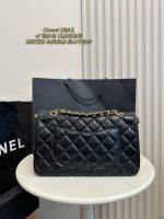 Chanel Flap Bag-Lambskin Leather-Gold Hardware-25CM - Image 3