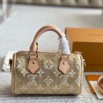 Louis Vuitton lv Nano Speedy Gold-16CM