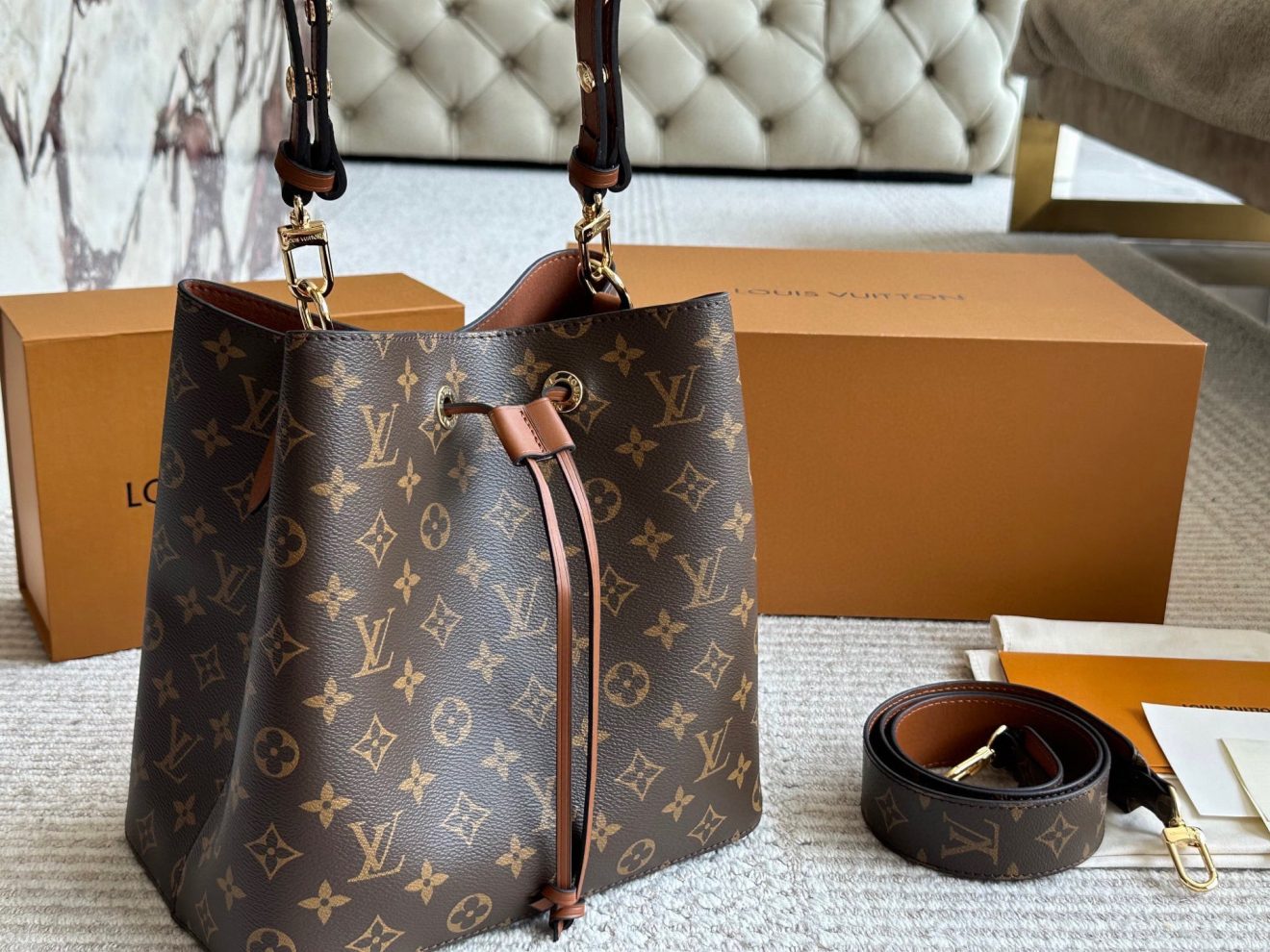Louis Vuitton lv NéoNéo MM Bucket Bag-26x26x17CM - Image 2