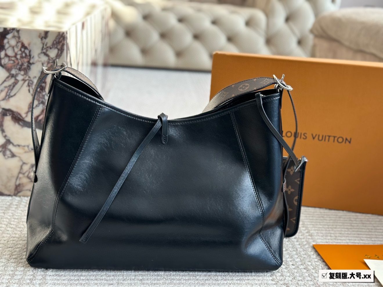 LOUIS VUITTON lv CARRYALL DARK GM  42*30cm - Image 3