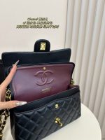 Chanel Flap Bag-Lambskin Leather-Gold Hardware-25CM - Image 5