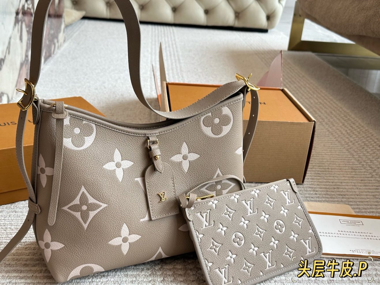 LOUIS VUITTON lv CARRYALL PM CarryAll PM 29*22cm - Image 2