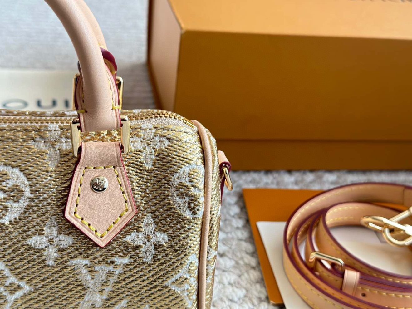 Louis Vuitton lv Nano Speedy Gold-16CM - Image 3