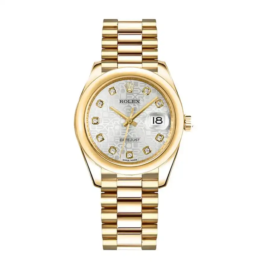 rolex-datejust-31mm-278273-yellow-gold-steel-automatic-grey-with-diamond-dial-1.webp Rolex Datejust Grey Diamond Replica - Image 1