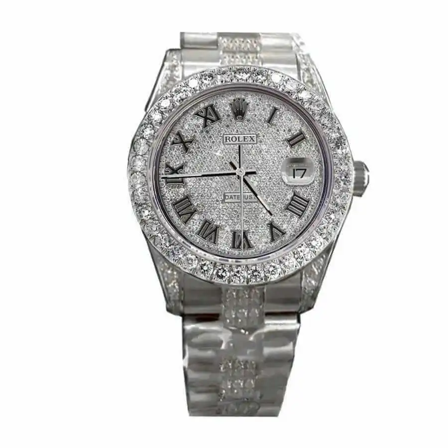 rolex-datejust-whitegold-diamond-dial-iced-out-116623-replica-2-1.webp Rolex Datejust 41 Diamond Replica - Image 1