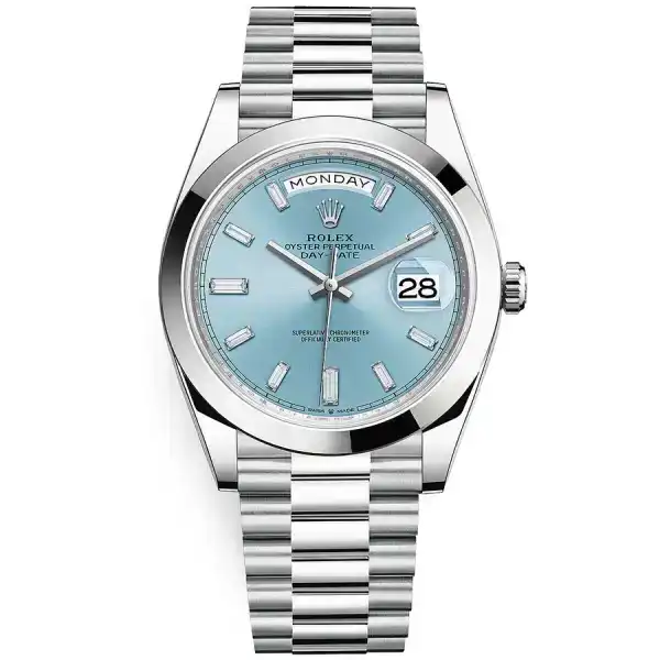 rolex-daydate-ice-blue-dial-diamond-2-1.webp Rolex Day-Date 40 228206 Replica - Image 1