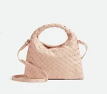 BOTTEGA VENETA Mini Hop intrecciato leather shoulder bag