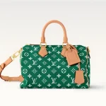 LOUIS VUITTON SPEEDY30 P9 BANDOULIÈRE 30 M14077 (32*22.5*18cm) Green