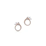 TIFFANY VICTORIA™ DIAMOND VINE ROUND EARRINGS 68287472