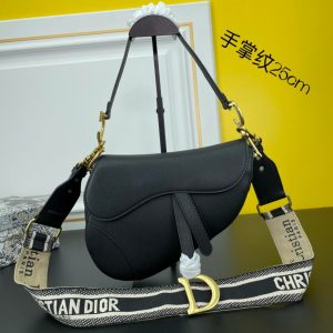 Diro Saddle Bag with Embroidery Strap (25.5 x 20 x 6.5cm) - Image 2