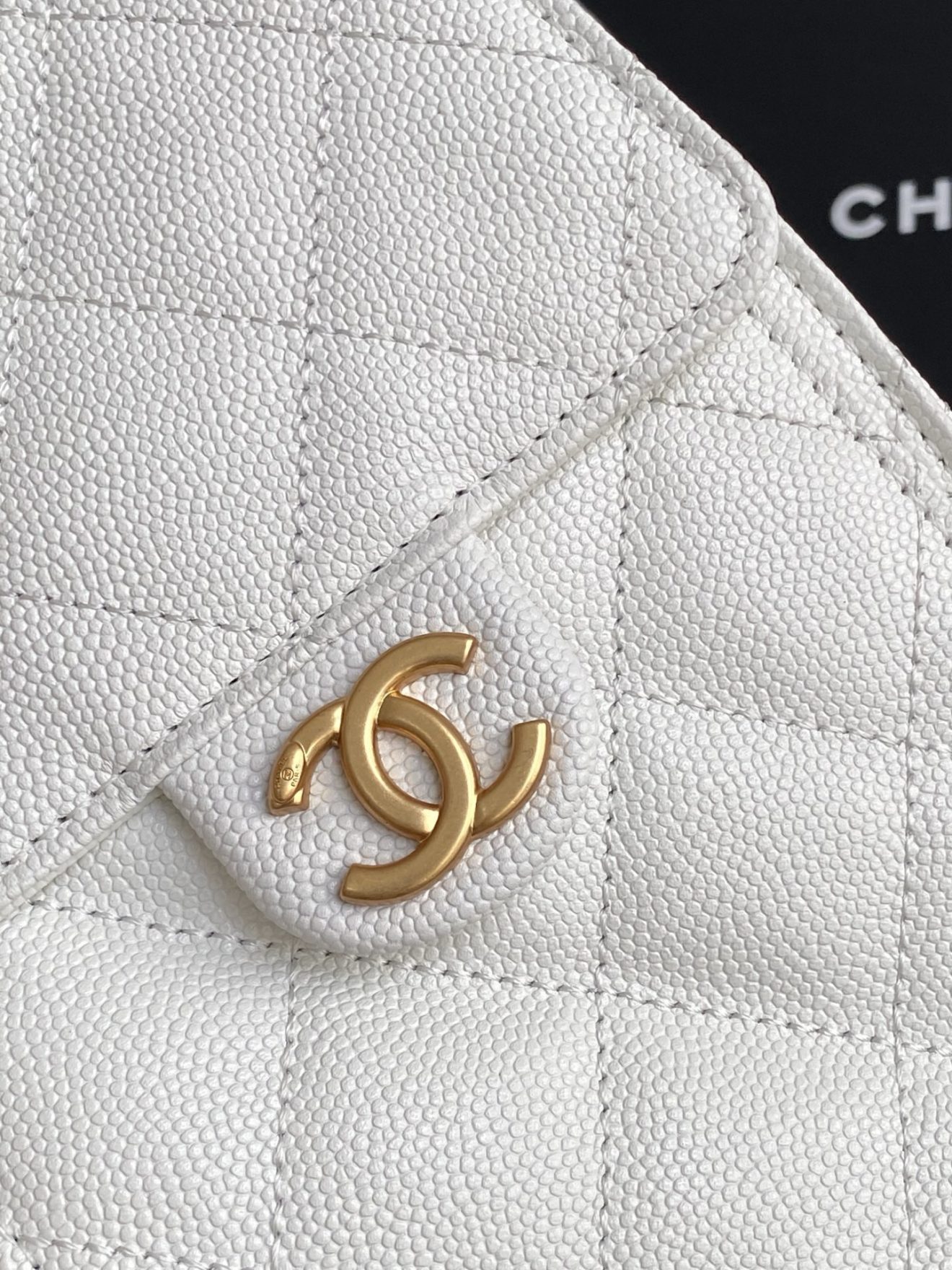 Chanel 25 Hobo White - Image 5