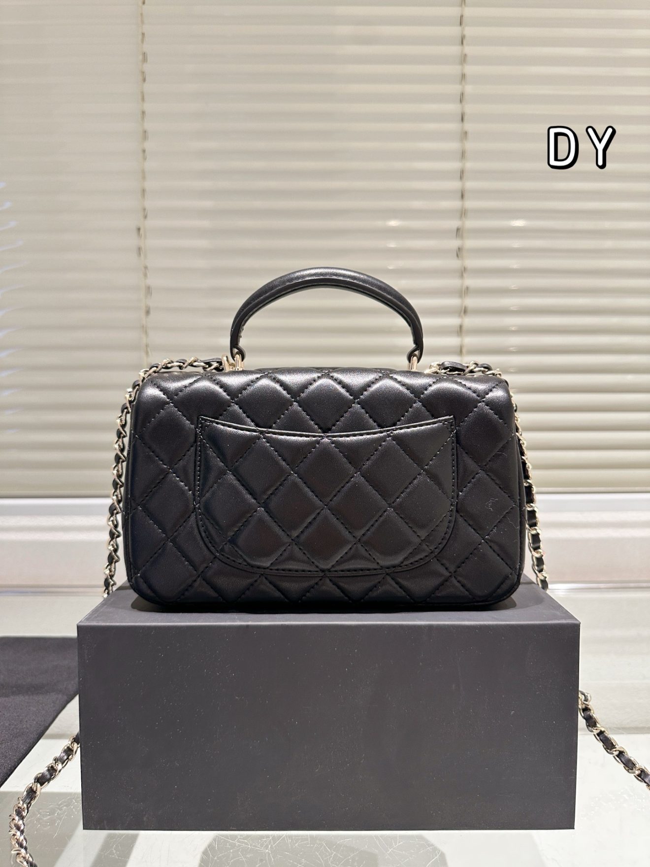 Chanel mini CF handle Black - Image 3