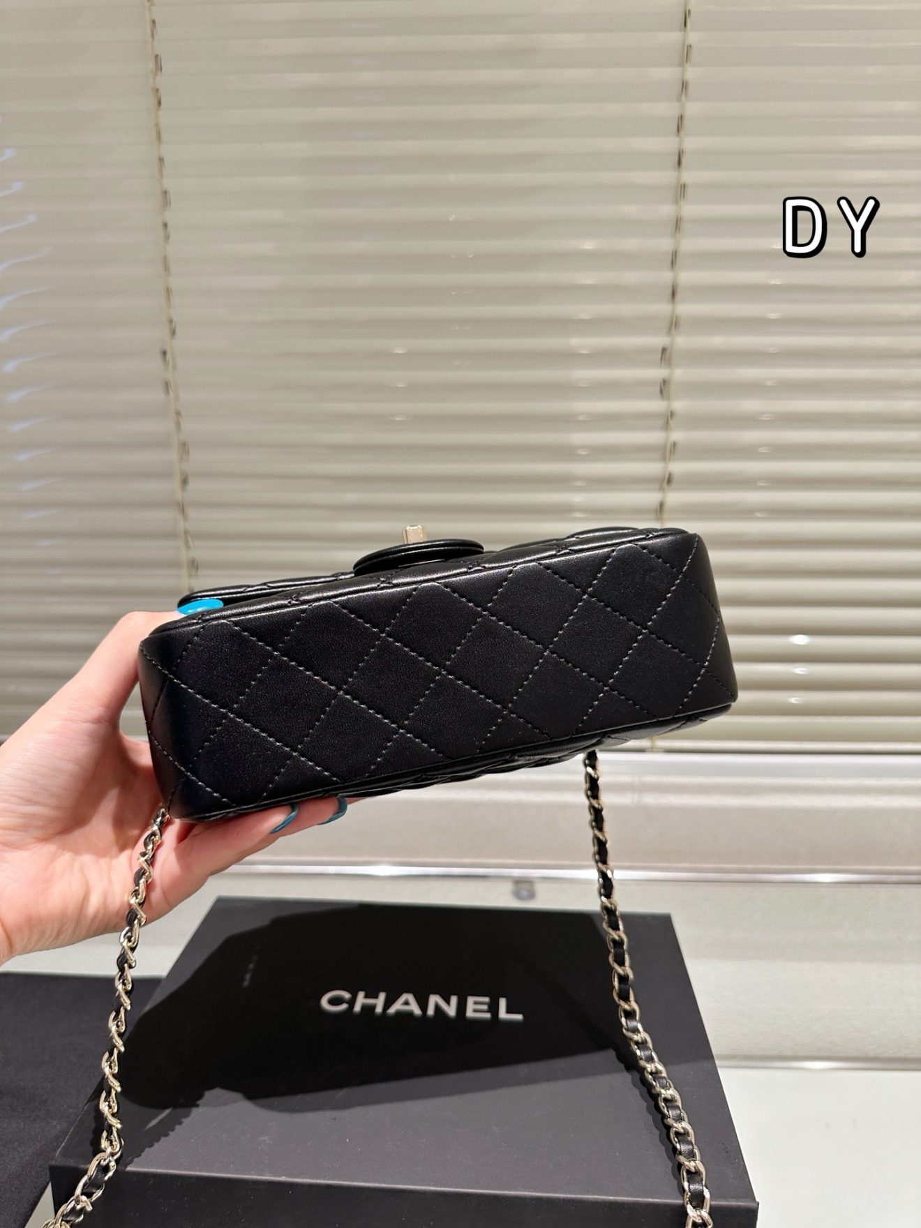 Chanel mini CF handle Black - Image 8