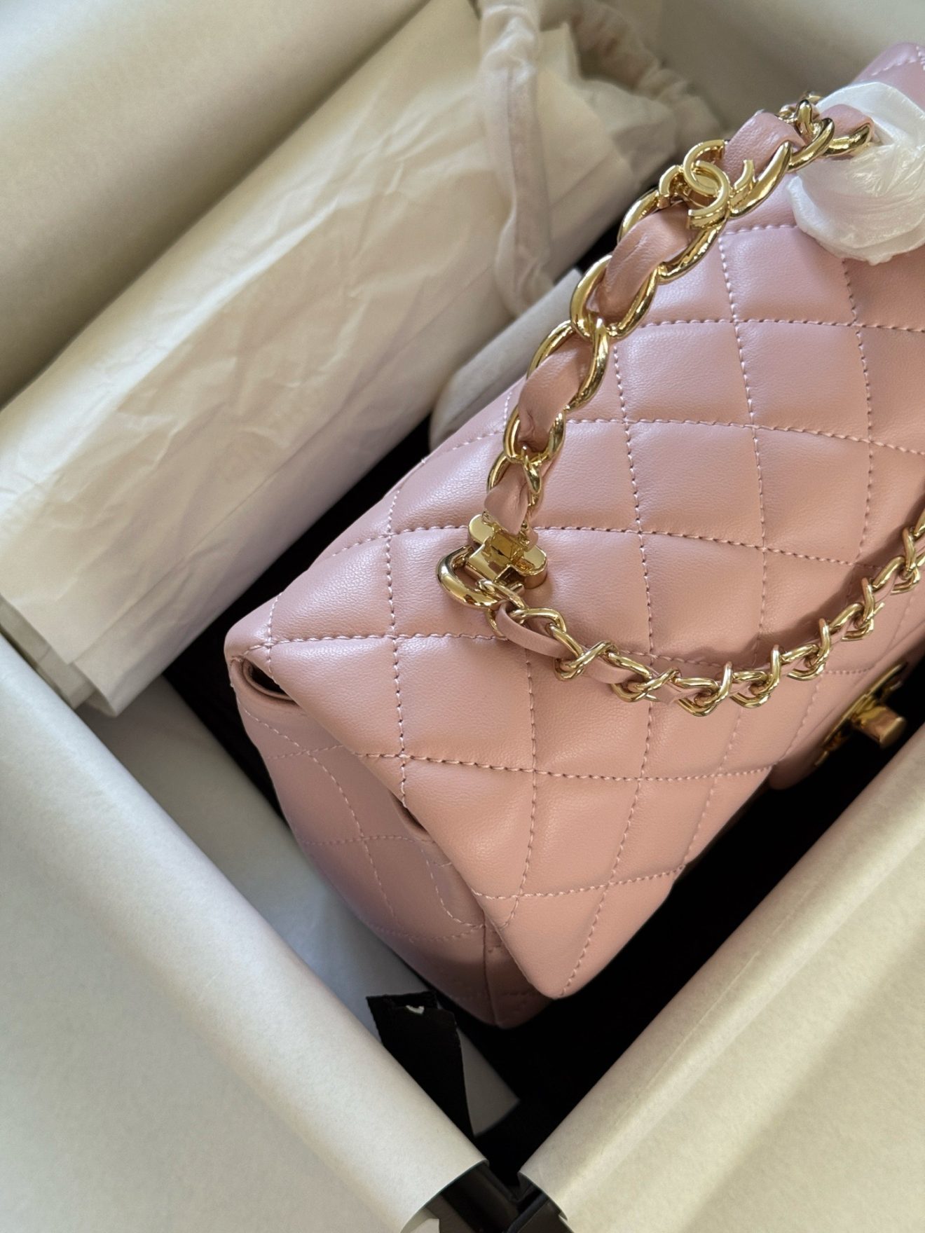 Chanel mini CF handle Pink - Image 5