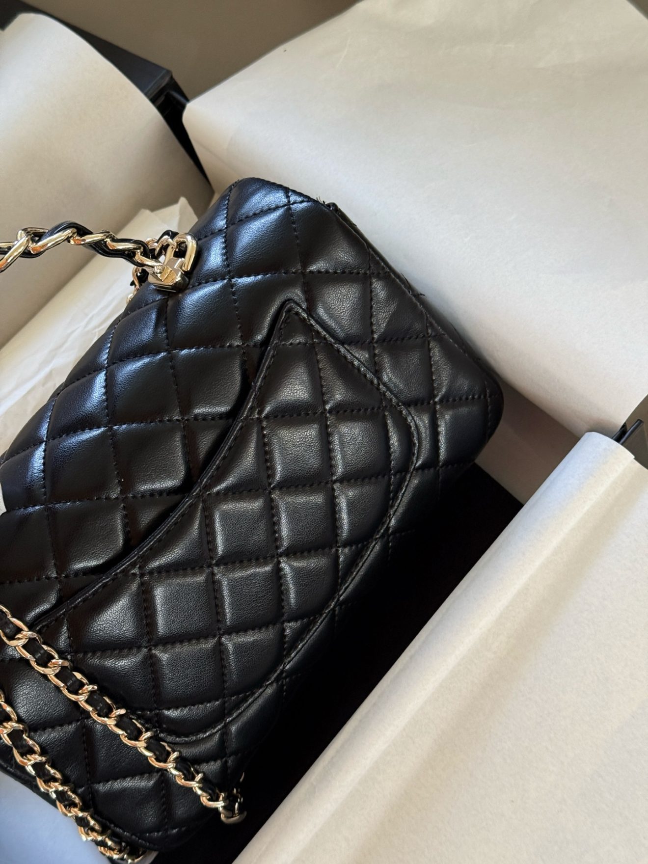Chanel mini CF handle black - Image 8