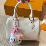 louis vuitton lv Speedy20 creamy white pink
