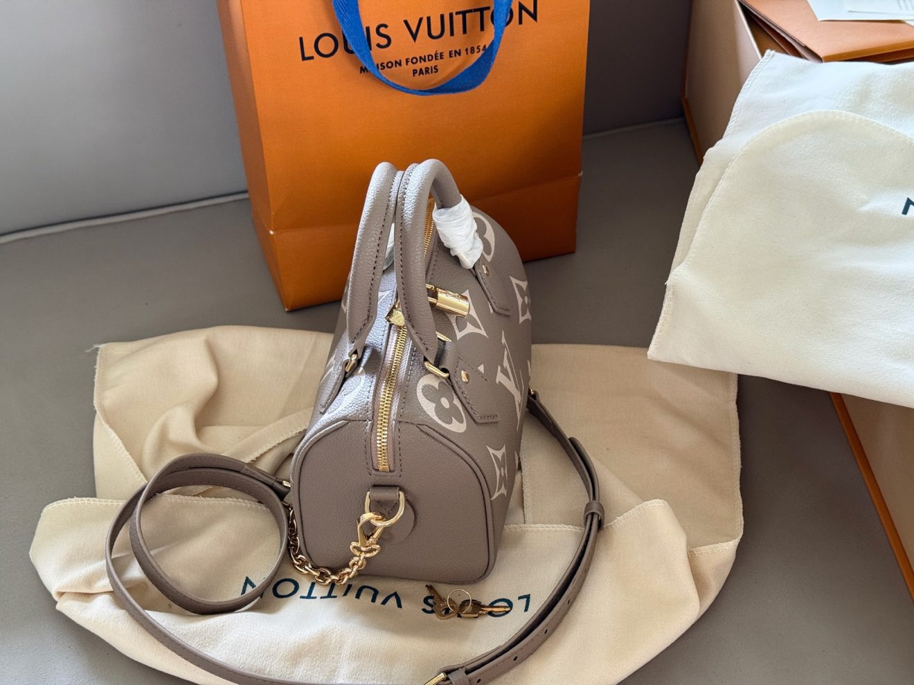 louis vuitton lv Speedy20 grey - Image 8